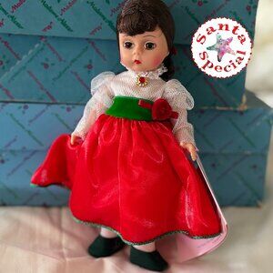 1995 ~ Clara’s Party Dress ~ Mme Alexander 8” Doll MIB